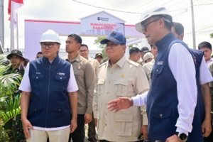 Presiden Prabowo Tinjau Pembangunan 15.000 Unit Rumah di Aceh Tamiah