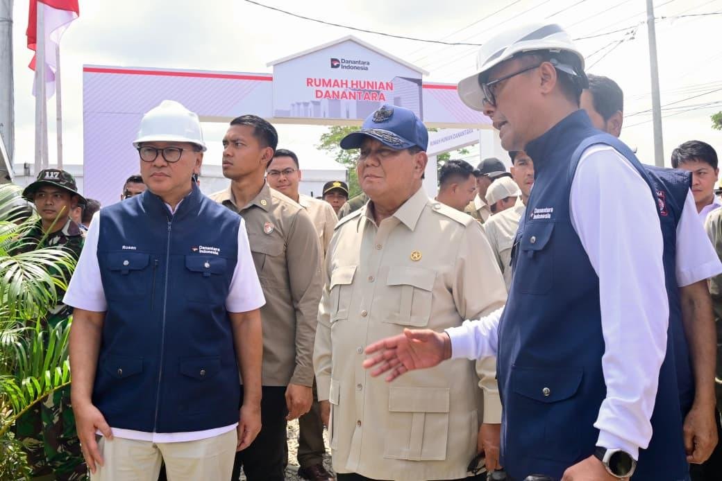 Presiden Prabowo Tinjau Pembangunan 15.000 Unit Rumah di Aceh Tamiah